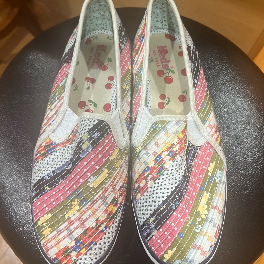 Keds Multicolor Canvas Sneakers with Ribbon